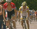 Frank Schleck pendant la dixi�me �tape du Tour de France 2008